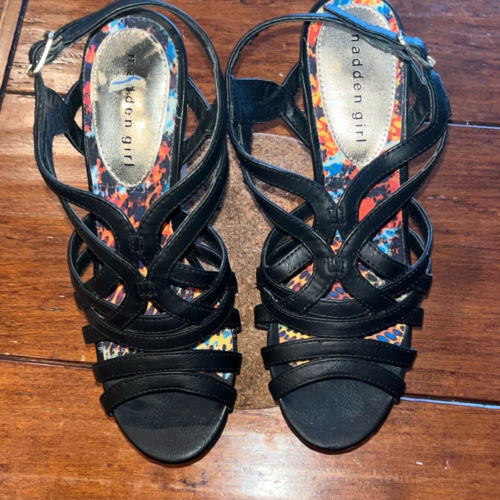 Platform wedge sandals
